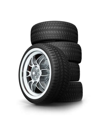 Wheels for the sports car の写真素材