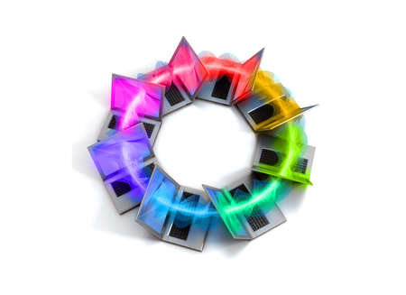 Laptop ringの写真素材