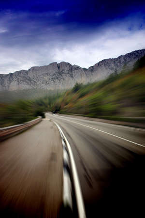 Along the road の写真素材