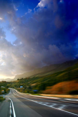 Along the road の写真素材
