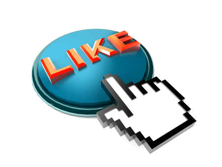 Like button の写真素材