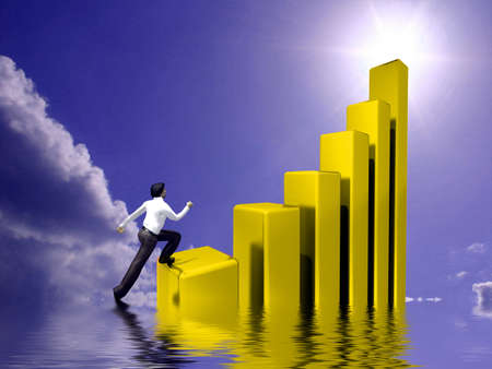 Business growth の写真素材