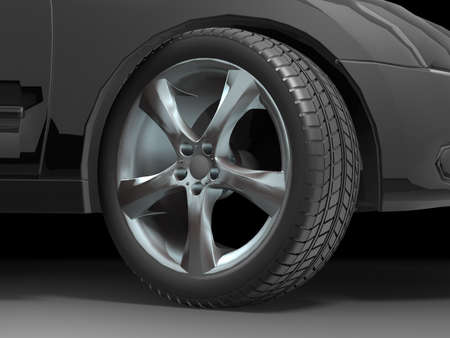 Sport Car Wheelの写真素材