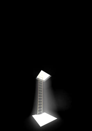 Conceptual image - way to freedom の写真素材