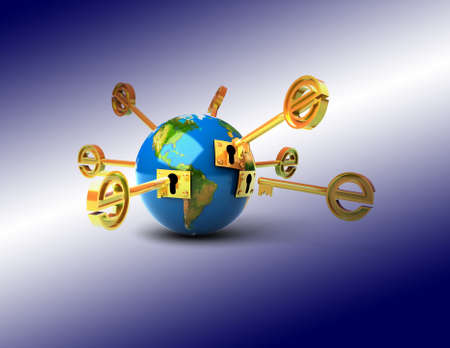 Global network the Internet の写真素材