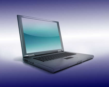 Laptopの写真素材