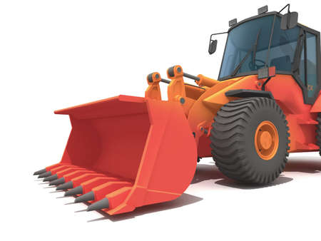 Big yellow buldozer の写真素材