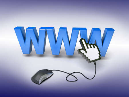 Global network the Internet の写真素材