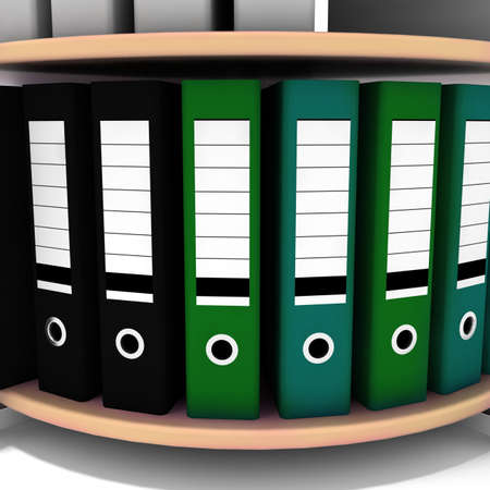 Documents binderの写真素材