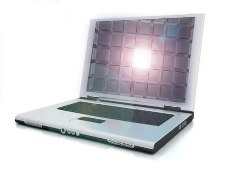 Laptopの写真素材