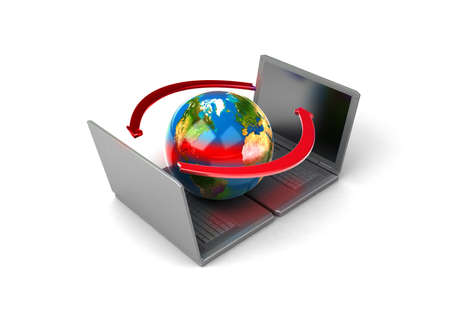 Global network the Internet の写真素材