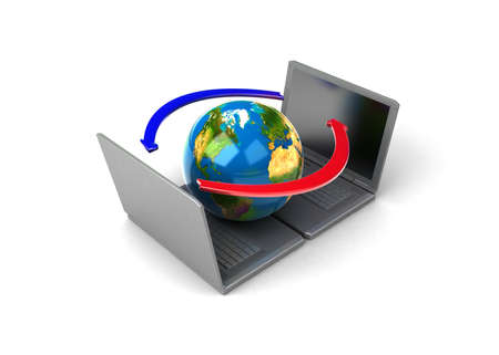 Global network the Internet の写真素材