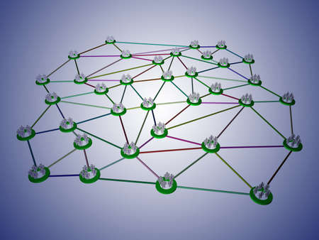 Network conceptの写真素材