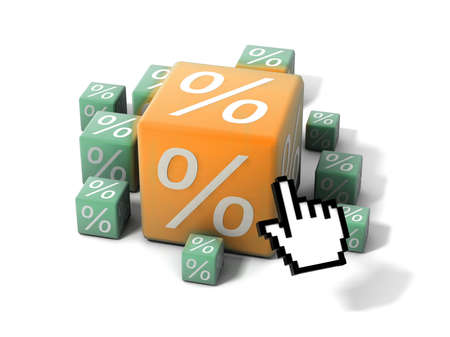 Big percent の写真素材