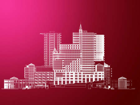Abstract architectureの写真素材