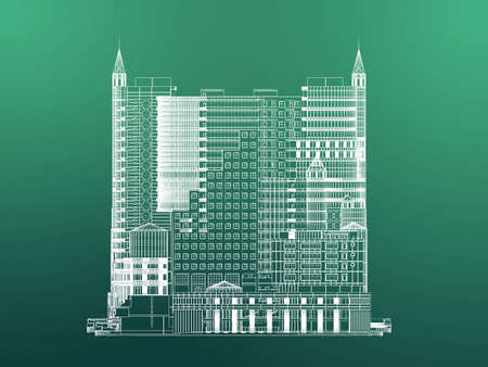 Abstract architectureの写真素材