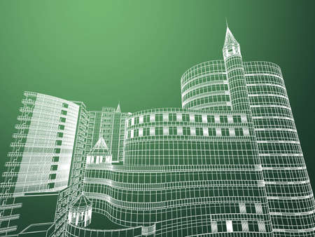 Abstract architectureの写真素材