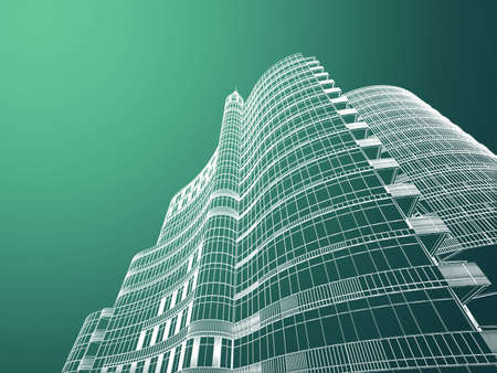 Abstract architectureの写真素材