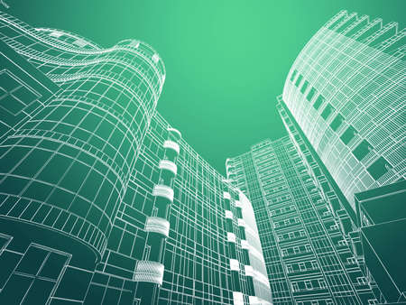 Abstract architectureの写真素材