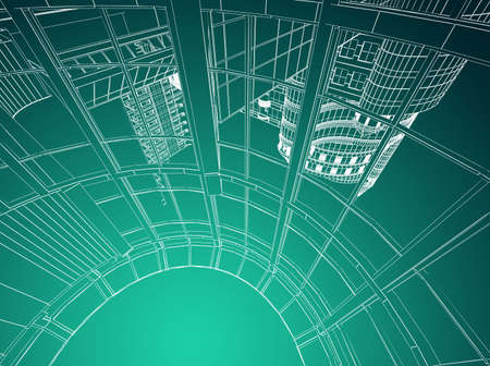 Abstract architectureの写真素材