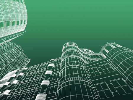 Abstract architectureの写真素材