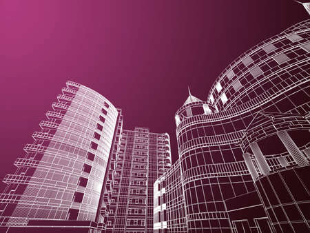 Abstract architectureの写真素材