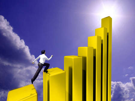 Business growth の写真素材