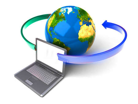 Global network the Internet
の写真素材