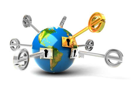 Global network the Internet の写真素材
