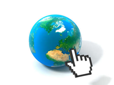 Global network the Internet の写真素材