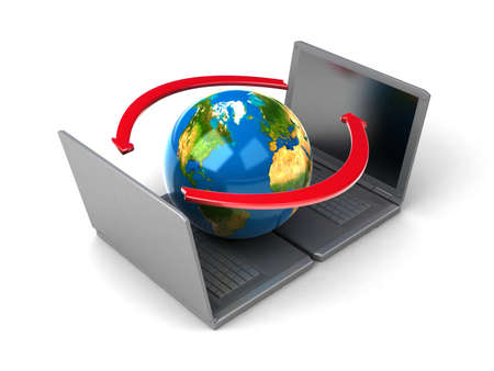 Global network the Internet の写真素材