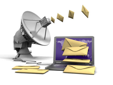 e mailの写真素材