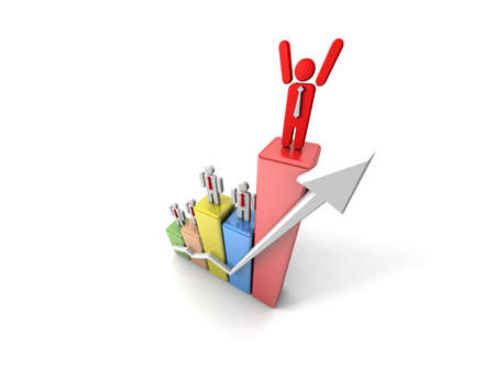 Business growth の写真素材
