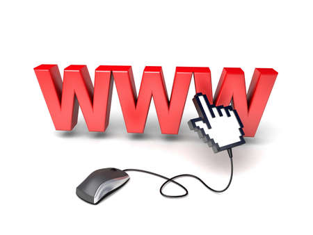 Global network the Internet の写真素材