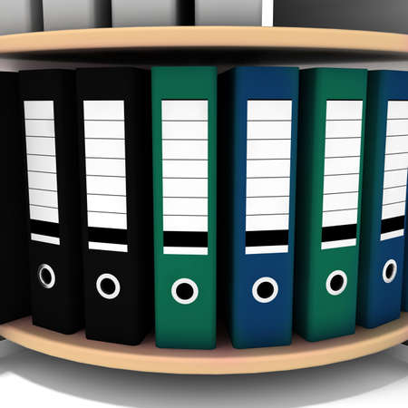 Documents binderの写真素材