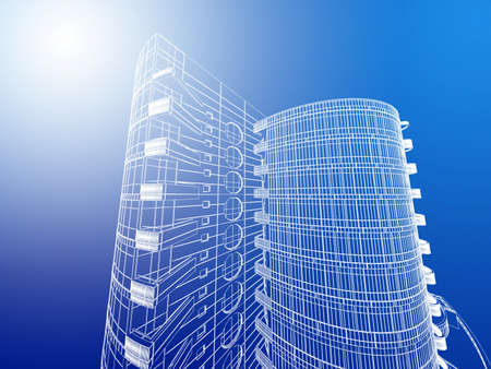 Abstract architectureの写真素材