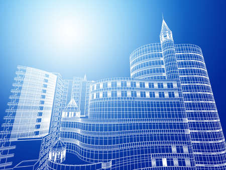 Abstract architectureの写真素材