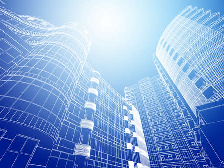 Abstract architectureの写真素材