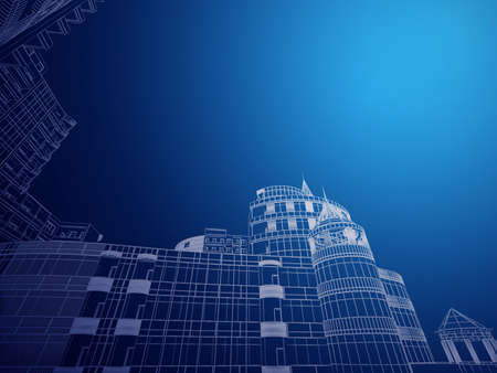 Abstract architectureの写真素材