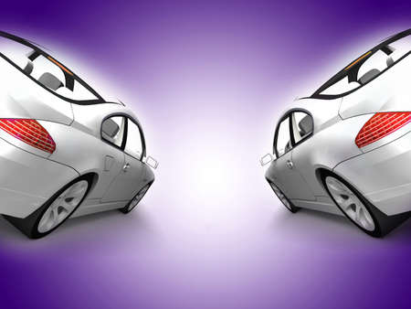 Race carsの写真素材