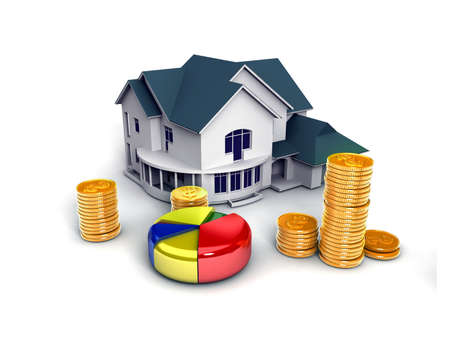 3D Render Real Estate Conceptの写真素材