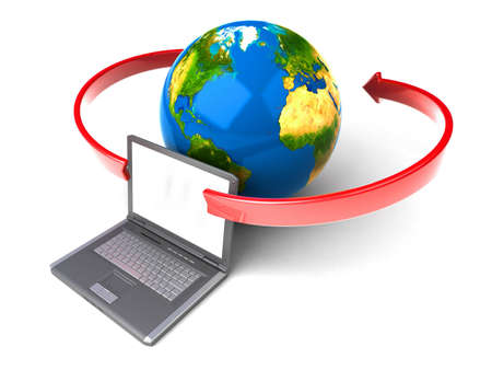 Global network the Internet
の写真素材
