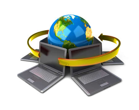 Internetの写真素材