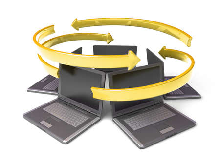 Global network the Internet の写真素材