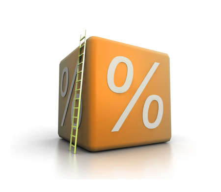 Big percentの写真素材