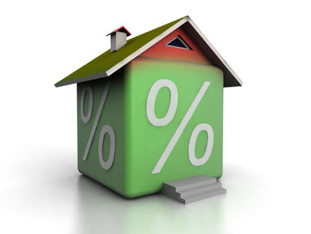 Percent houseの写真素材