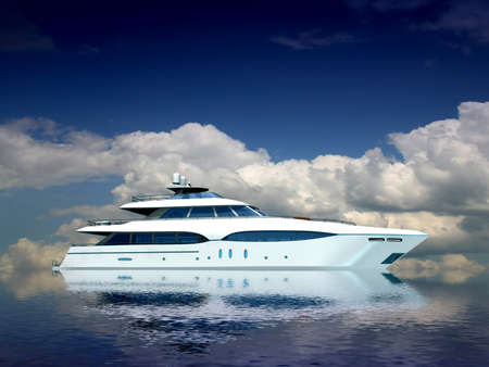 Luxury Yacht の写真素材