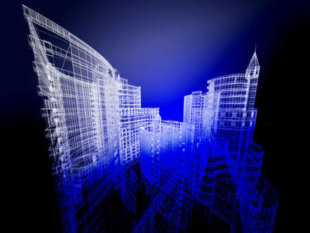 Abstract architectureの写真素材