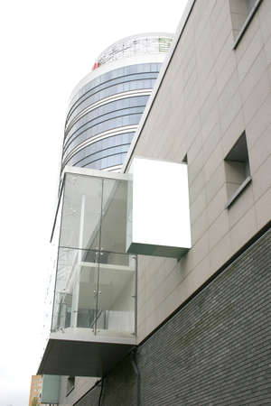 Blank billboardの写真素材