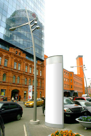 Blank billboardの写真素材